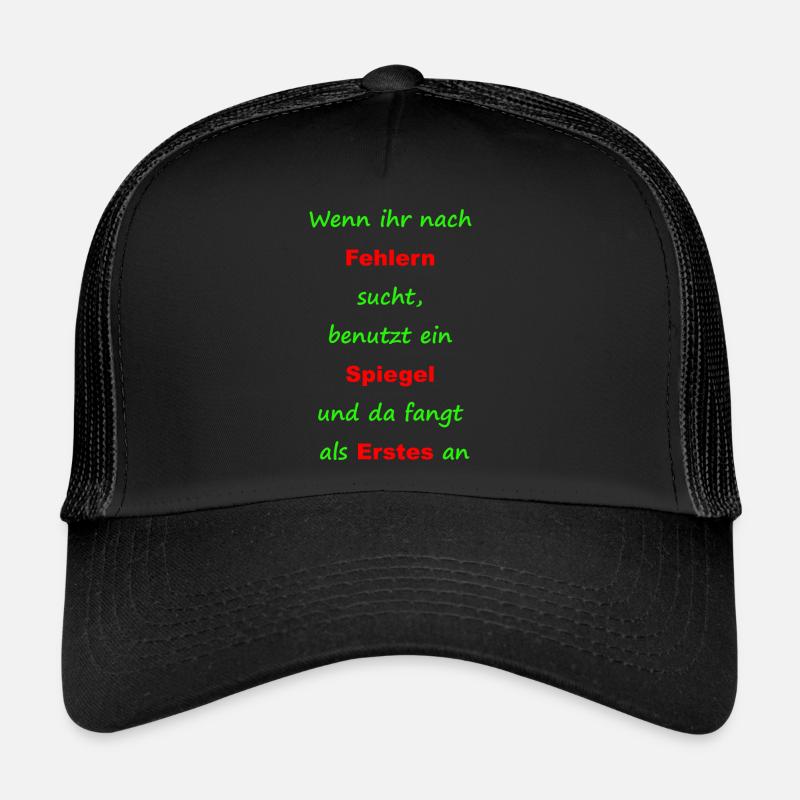 Fehler suchen Trucker Cap