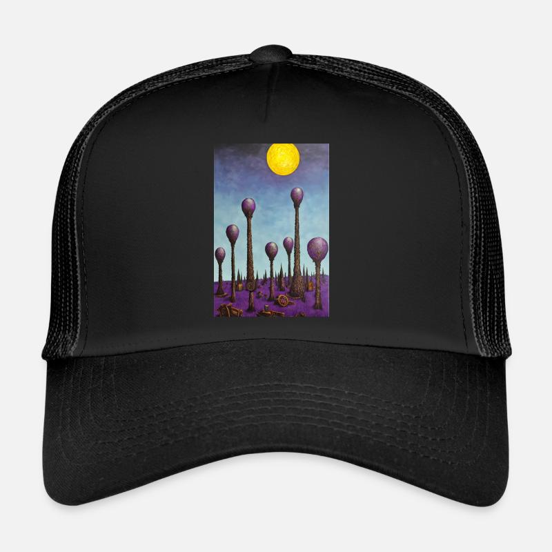 Forêt de champignons Casquette trucker 