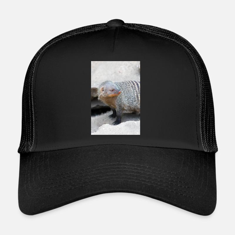 Banded Mongoose or Zebra Mongoose Trucker Cap
