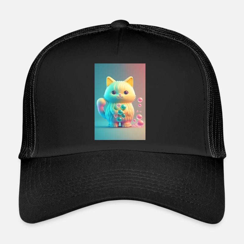 Colorful cat Trucker Cap