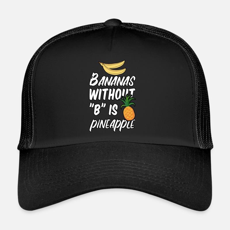 Banana - Trucker Cap - black/black