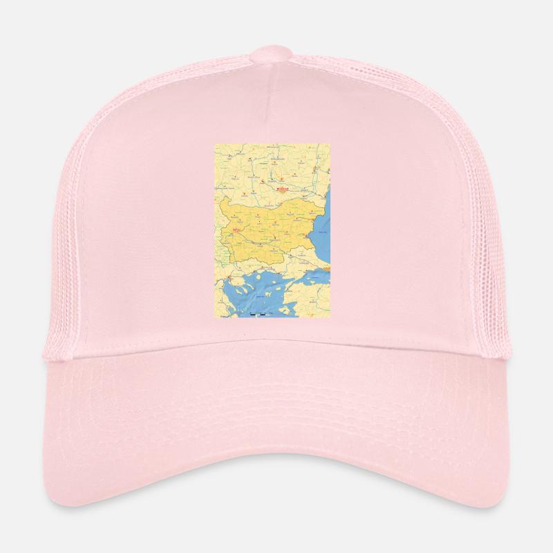 Bulgaria Map Trucker Cap