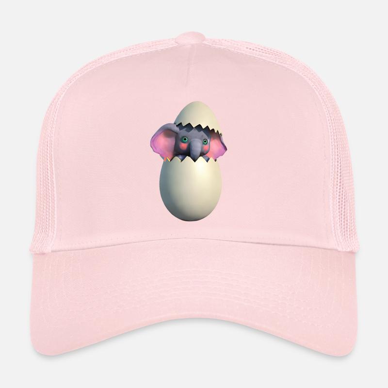Éclosion de bébé éléphant Casquette trucker 