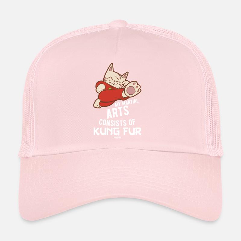 Martials Arts Katze Kätzchen Stubentiger Trucker Cap