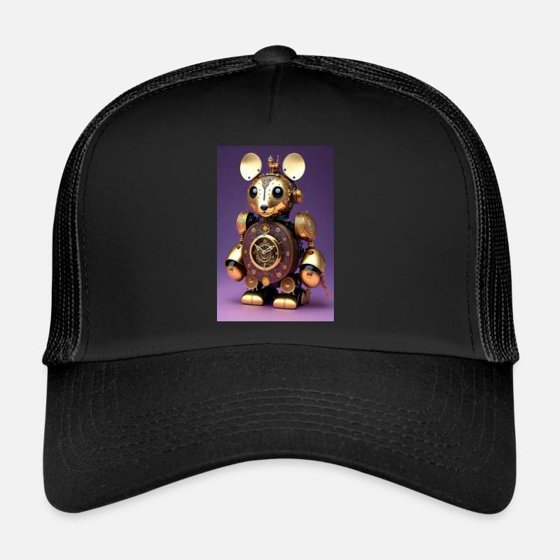 Mignon Clockwork Bébé Kangourou Android Casquette trucker 