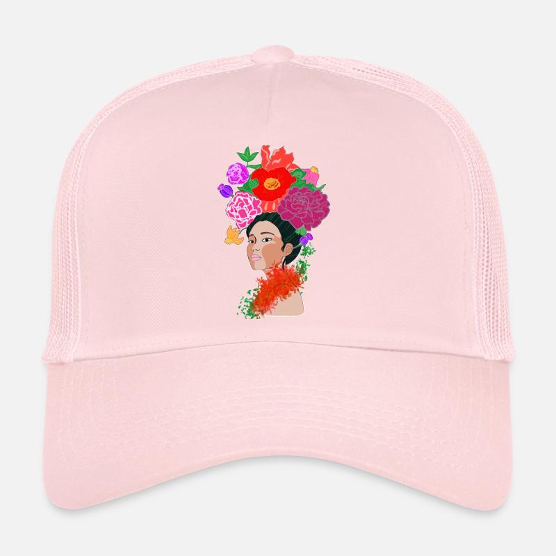 Femme fleur - Blumenmädchen Casquette trucker 