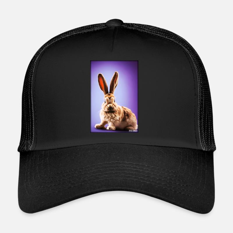 Lapin de Pâques lapin Pâques Vacances de Pâques Casquette trucker 
