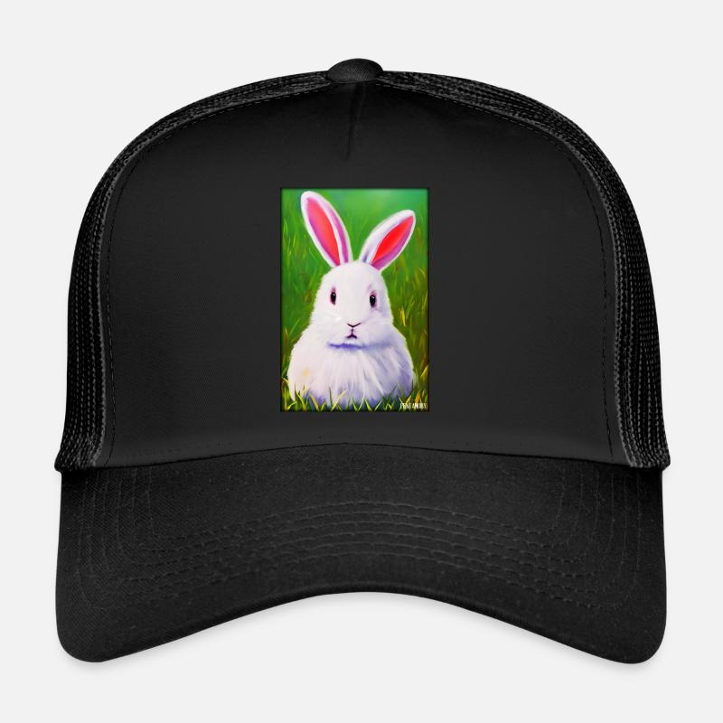 Rabbit Easter Easter Pet Easter Holiday Trucker Cap