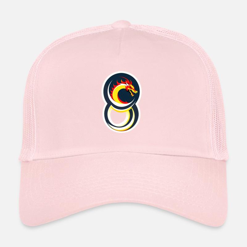 Dragon de feu Casquette trucker 