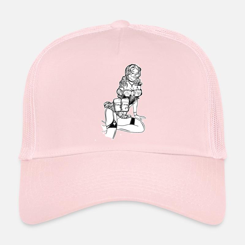 Fesches Dirndl // Volksfest // Illustration Trucker Cap