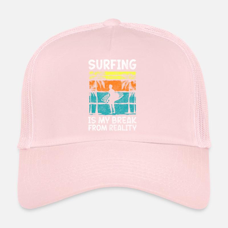 Surfer Surferboy planche à voile Planche de surf Casquette trucker 