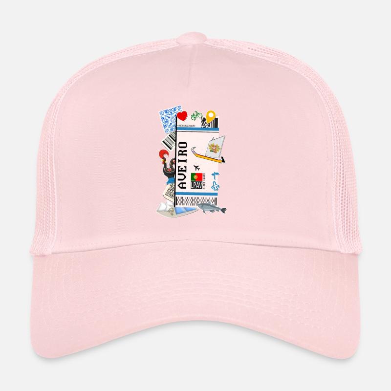 Flugticket - Bordkarte - Boardingpass - Aveiro Trucker Cap