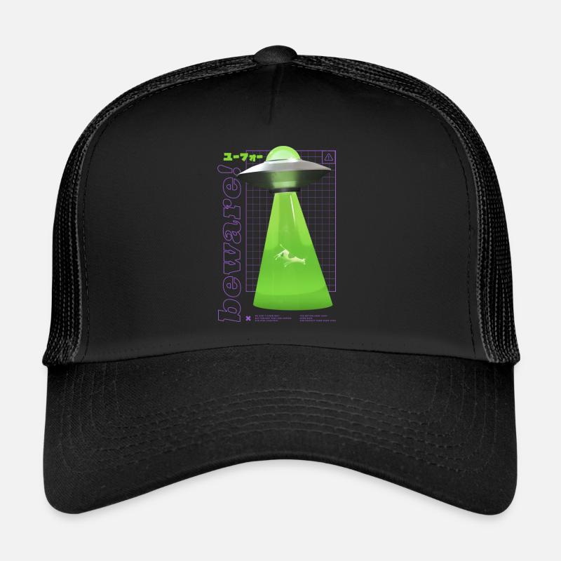 Außerirdische Raumschiffe Trucker Cap