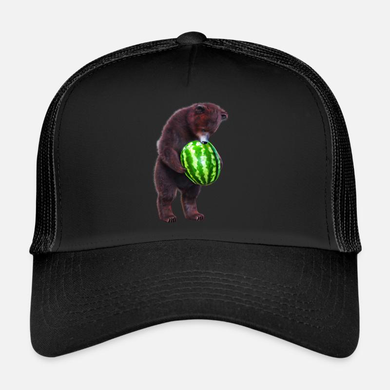 Ours à la pastèque Casquette trucker 