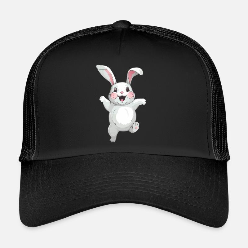 Süßer Hase - Trucker Cap - Schwarz/Schwarz