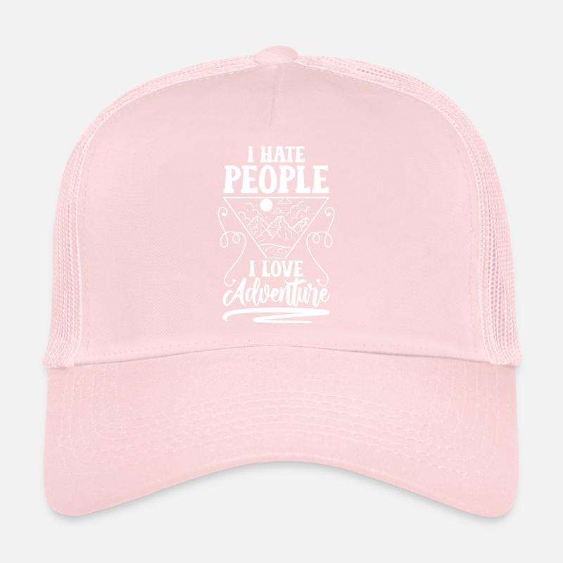 Sarcasm Crowd Aversion Common Trucker Cap
