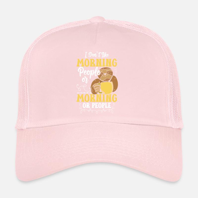 I hate people crowd misanthrope Trucker Cap