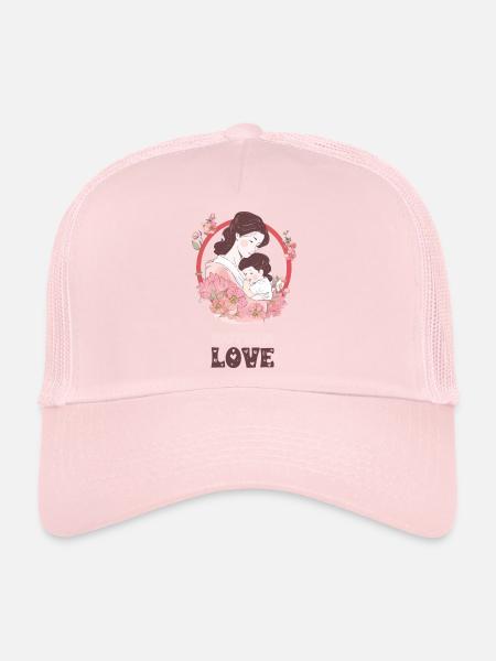 Mutterliebe - Trucker Cap - Hellrosa - Vorne