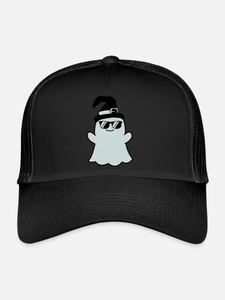 Fantôme Cool - Casquette trucker  - noir/noir - Devant