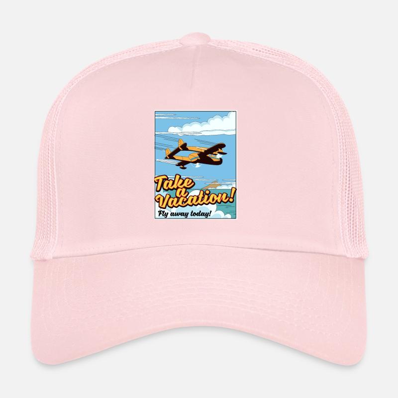 Take a Vacation! Fly away today! Trucker Cap