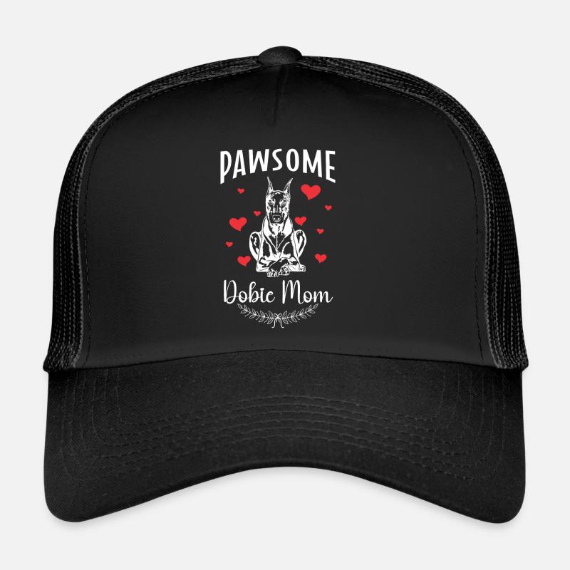 Dobermann Pinscher Hund Dobie Trucker Cap