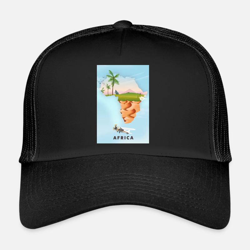 Carte De L’Afrique Casquette trucker 