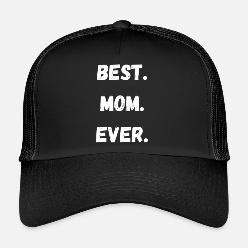 Beste Mutter aller Zeiten - Trucker Cap - Schwarz/Schwarz