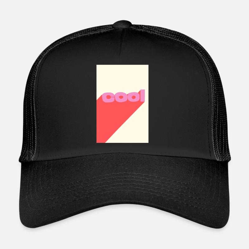 Cool - Trucker Cap - Schwarz/Schwarz