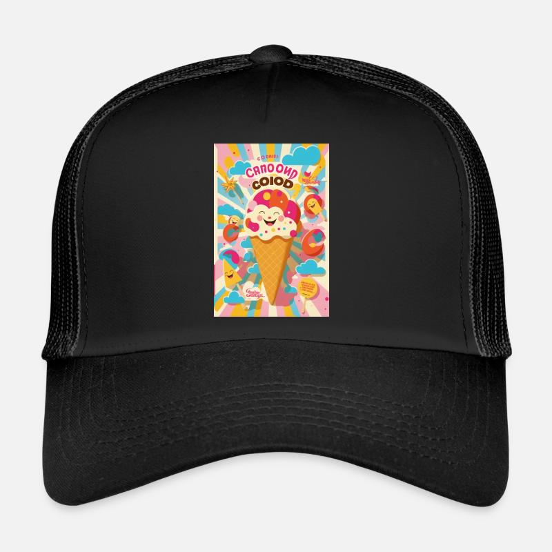 ice cream style Casquette trucker 