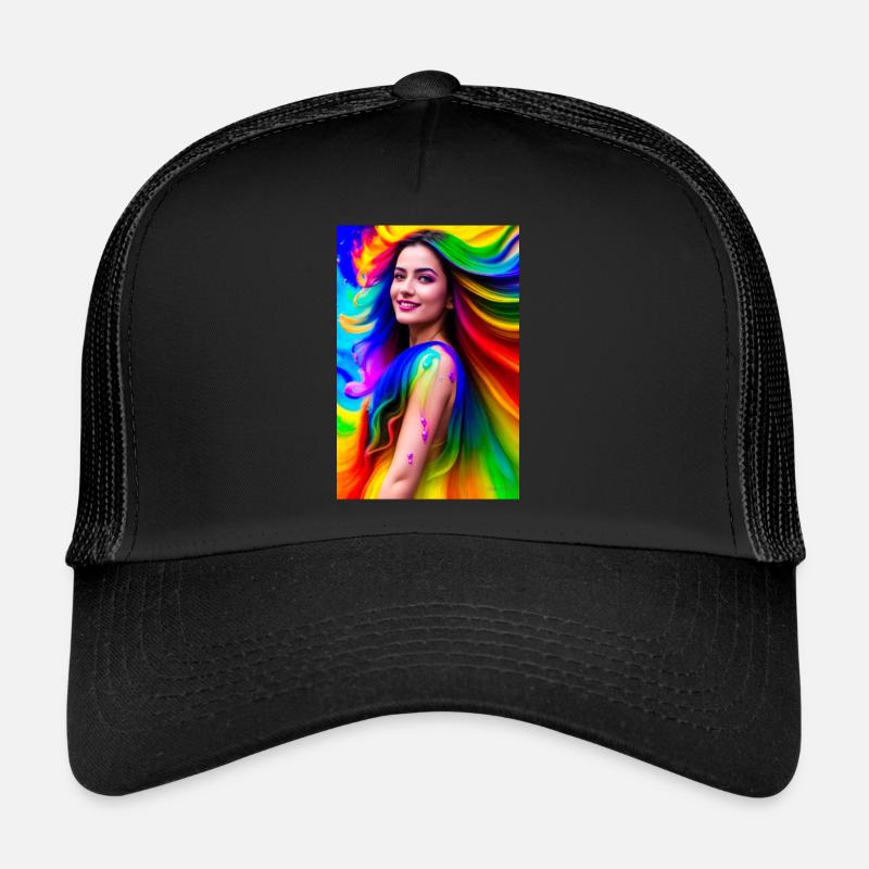 Neon Beauty 7 Trucker Cap