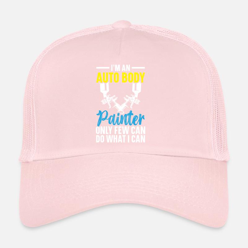 Easily distracted by spray paint car body Trucker Cap