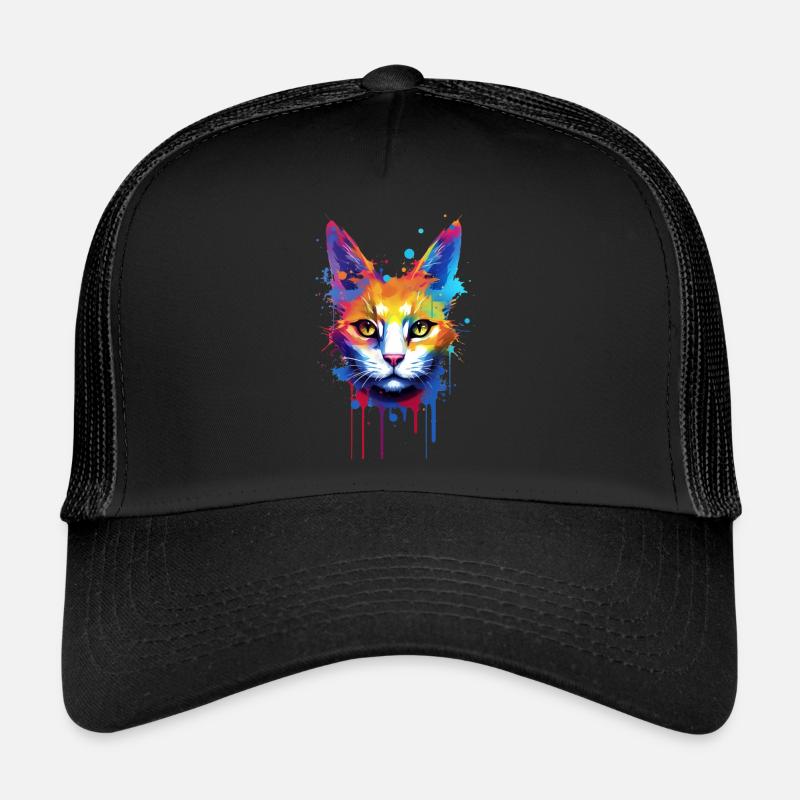 Extravagant cat Trucker Cap