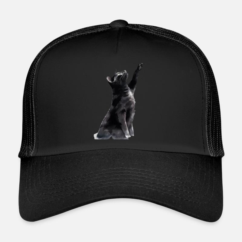 Black Cat Dreams Trucker Cap