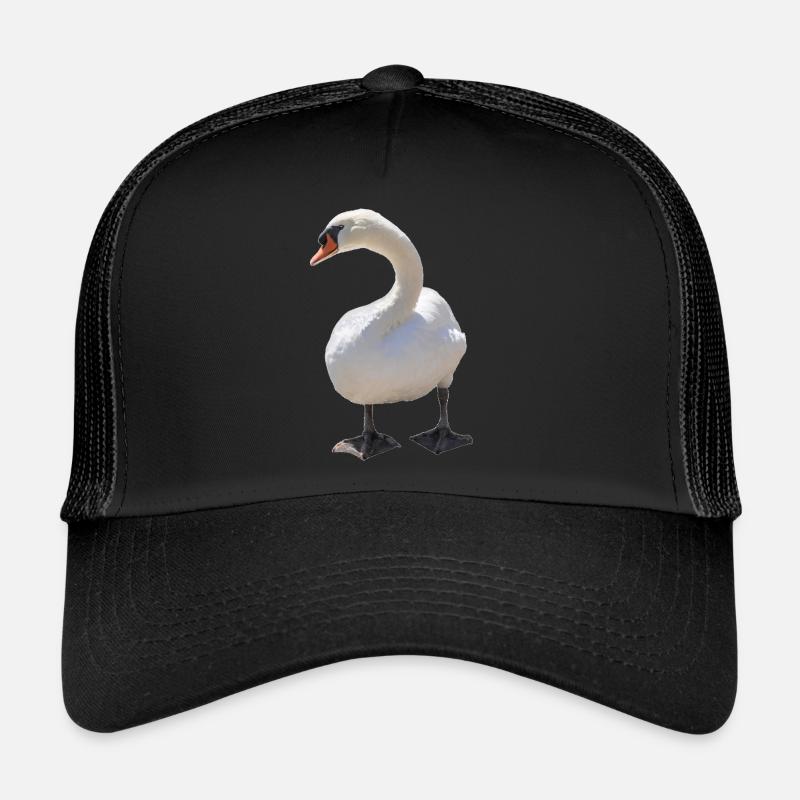 Schwan - Trucker Cap - Schwarz/Schwarz