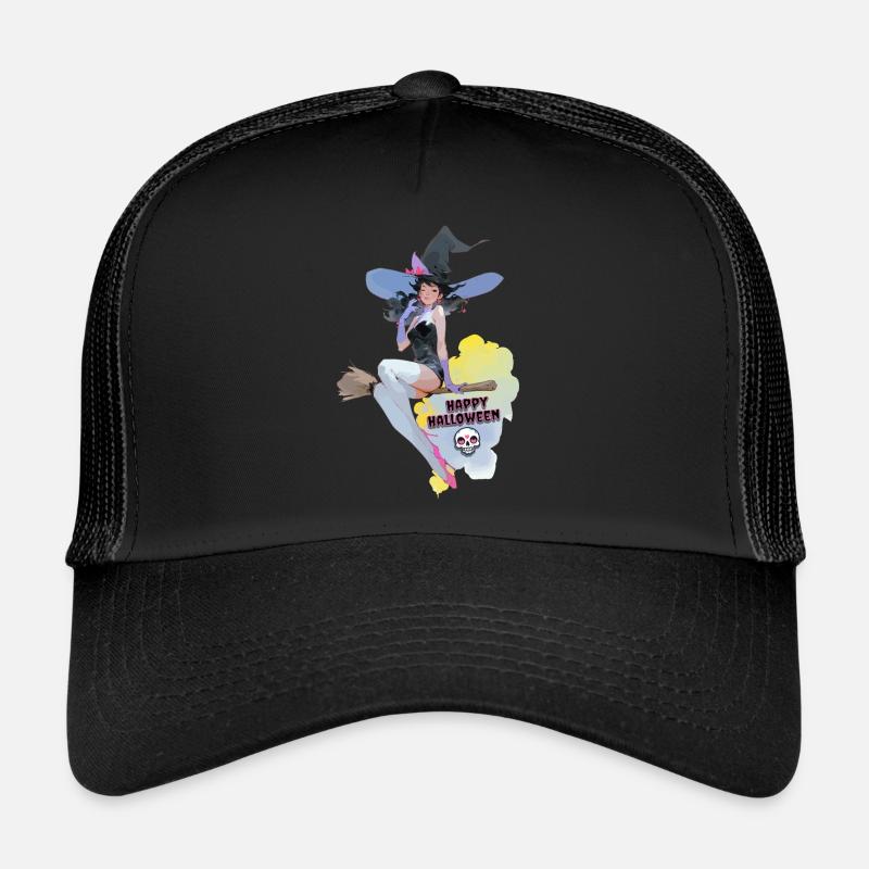 Joyeux Helloween Witch Casquette trucker 