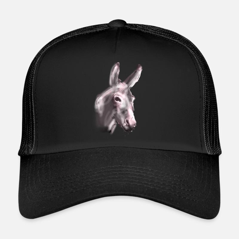 Âne, Graffiti, Peinture, Gris, Brun Casquette trucker 