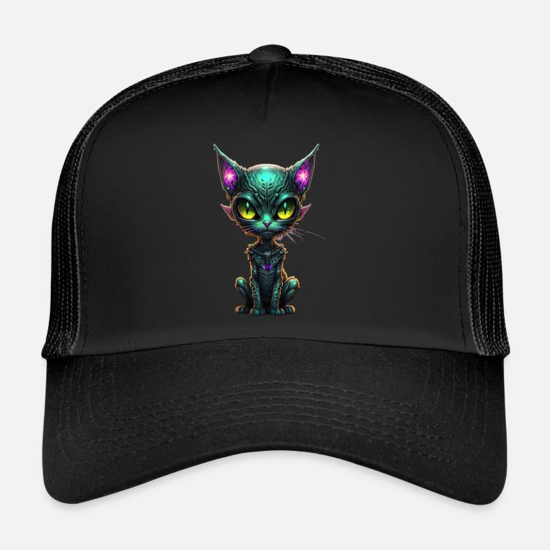 Galaxy Cat Trucker Cap