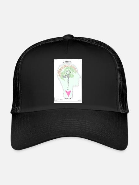 Liebevoll Verknüpft - Trucker Cap - Schwarz/Schwarz