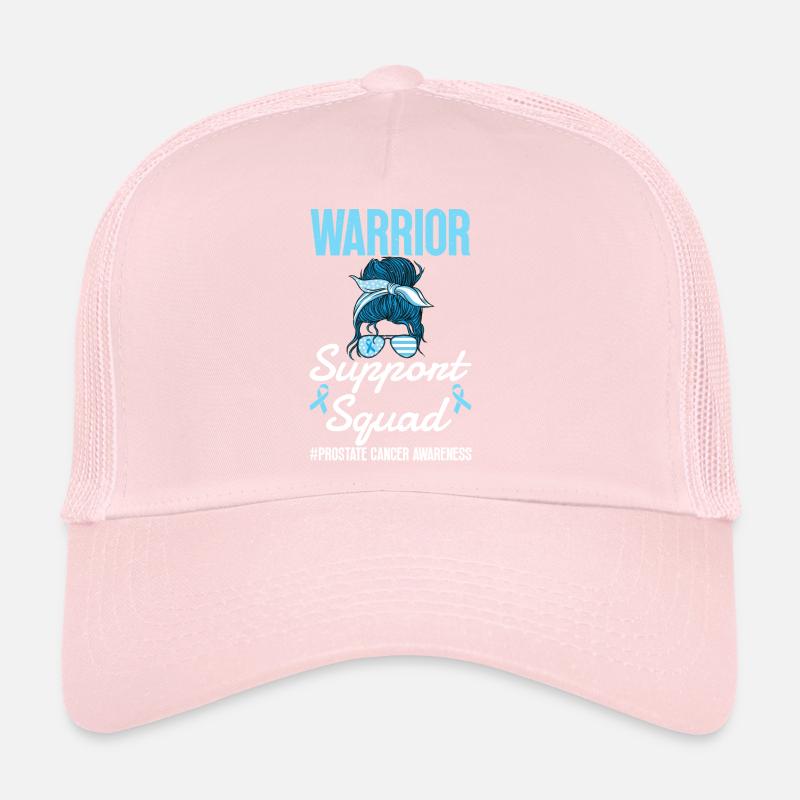 Warrior Support Squad for Prostate Cancer with Messy Trucker Cap
