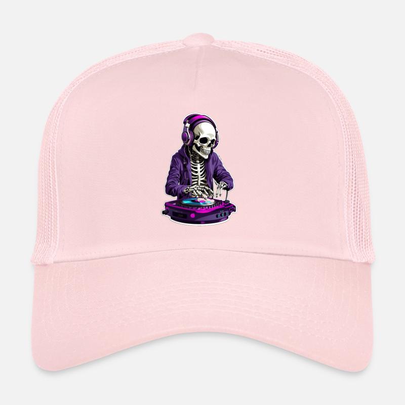 Skeleton DJ Trucker Cap