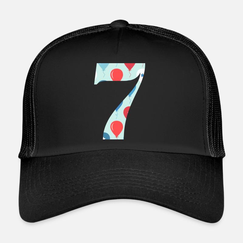 7e anniversaire ballon Casquette trucker 