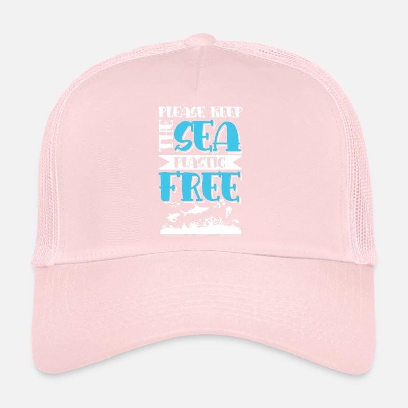 plastik save the ocean Trucker Cap
