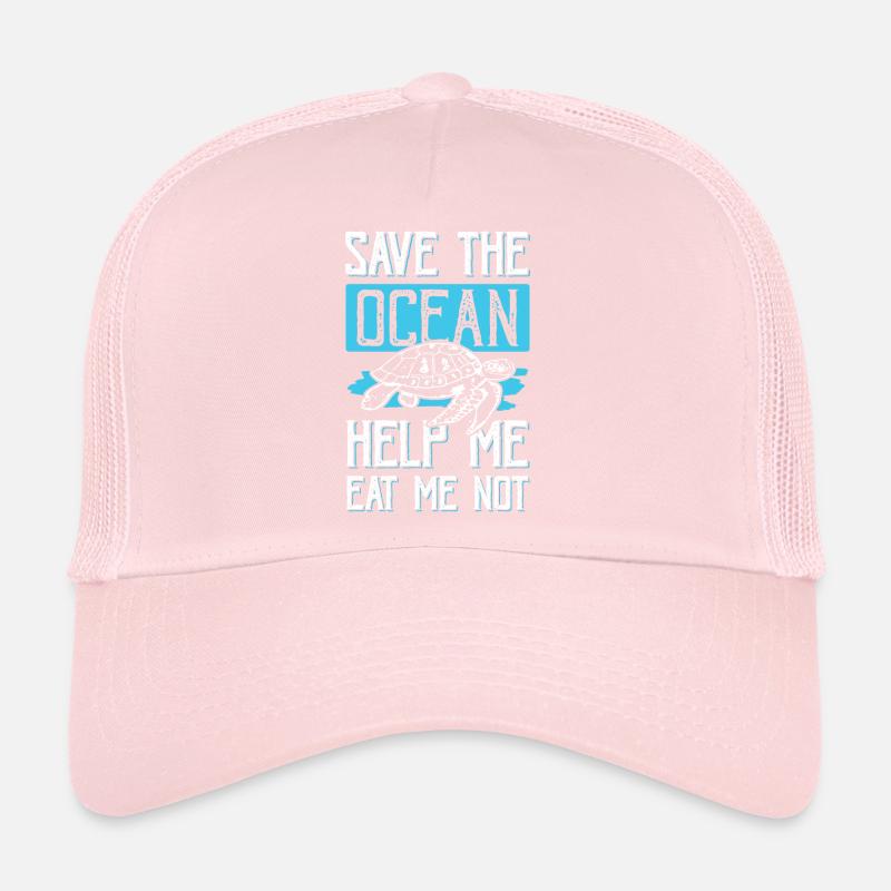 Save the Ocean Turtle Trucker Cap