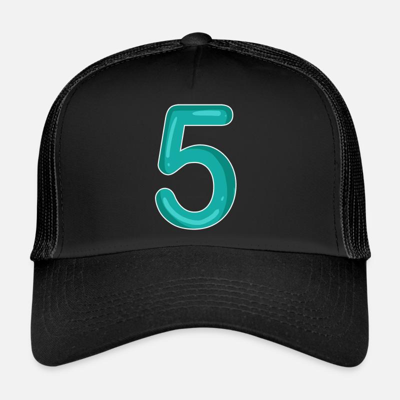5 - Trucker Cap - black/black