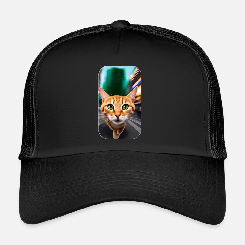 Neugierige katze Trucker Cap