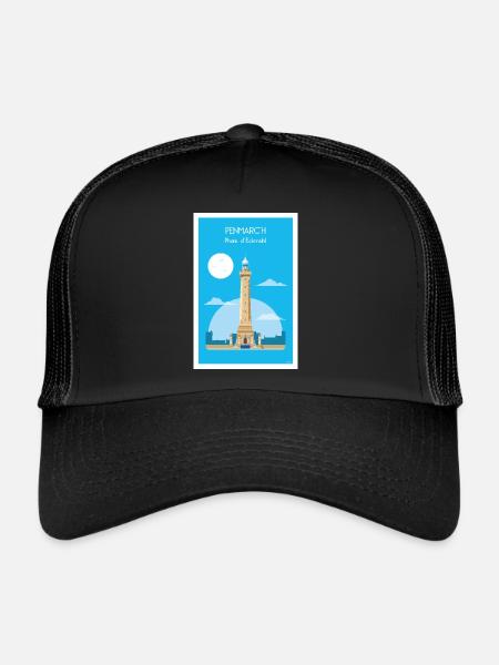 ECKMüHL LIGHTHOUSE - Trucker Cap - black/black - Front