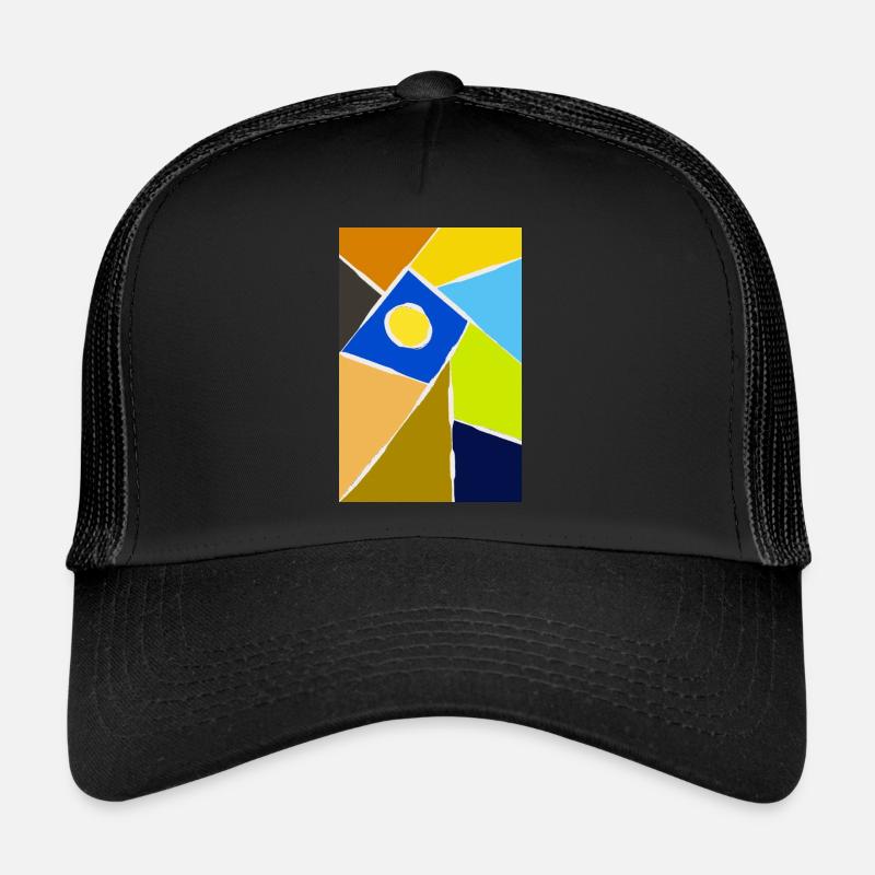 Bunte Kunst - Trucker Cap - Schwarz/Schwarz