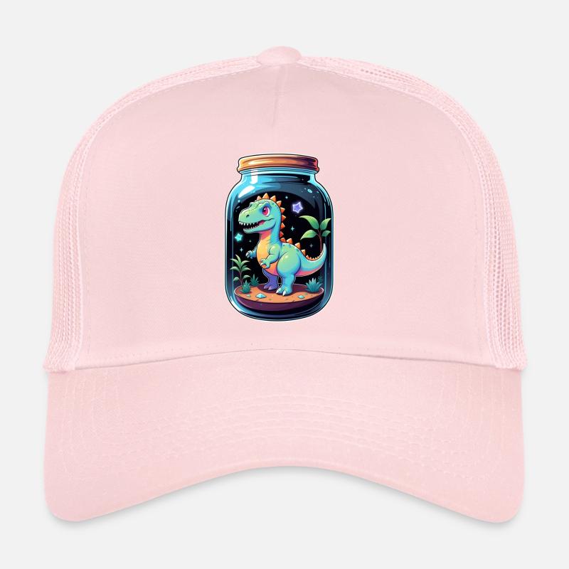 dinosaure dans un pot dessin animé Casquette trucker 