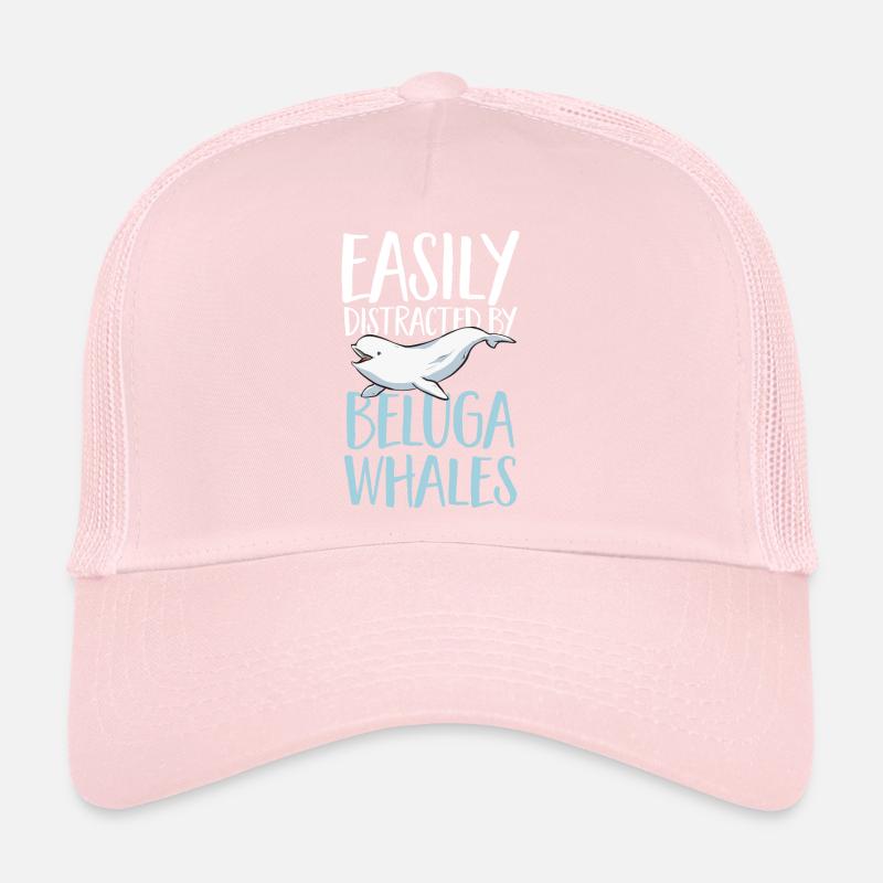 Baleine blanche Béluga Casquette trucker 