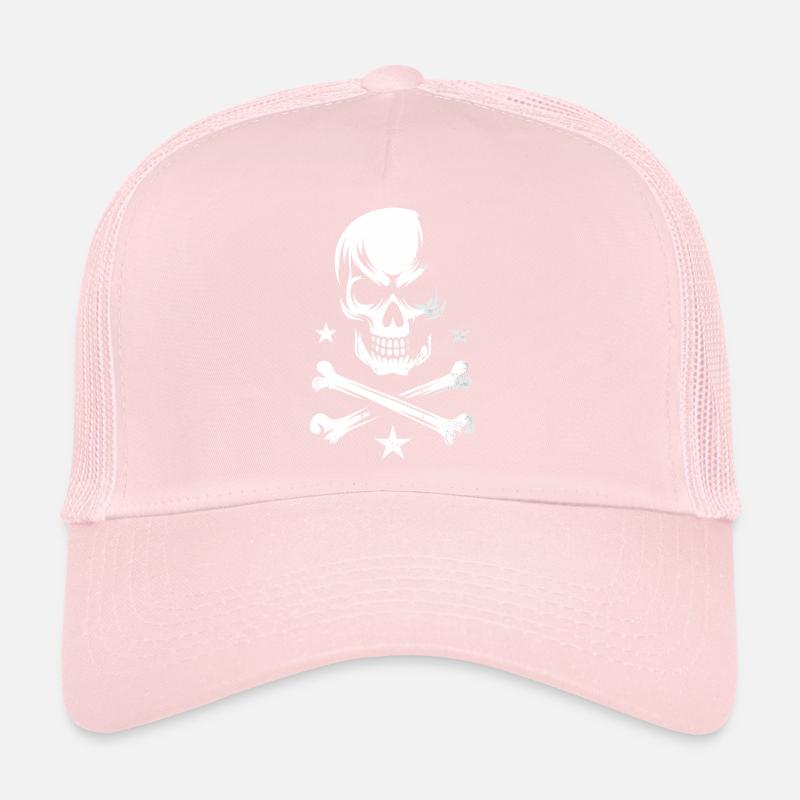 Crâne de pirate Casquette trucker 